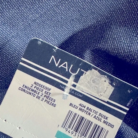 Nautica 2-piece. Micro-Texture Pant Suit Big Boys 16 Dark Blue Zip Fly pant Matching Sets